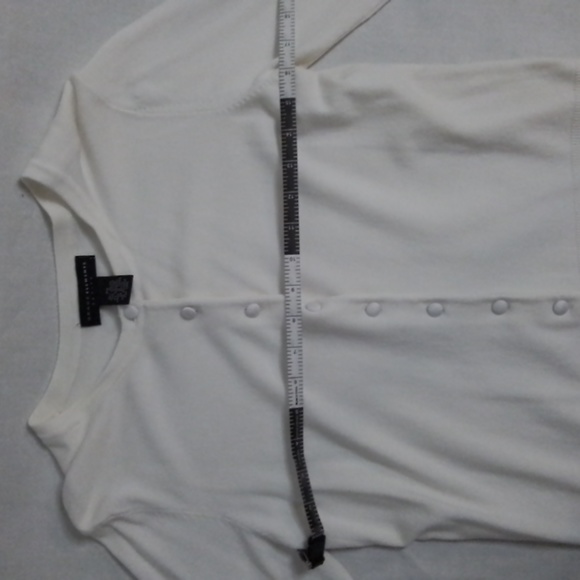 Grace Elements white button front top - Picture 9 of 12